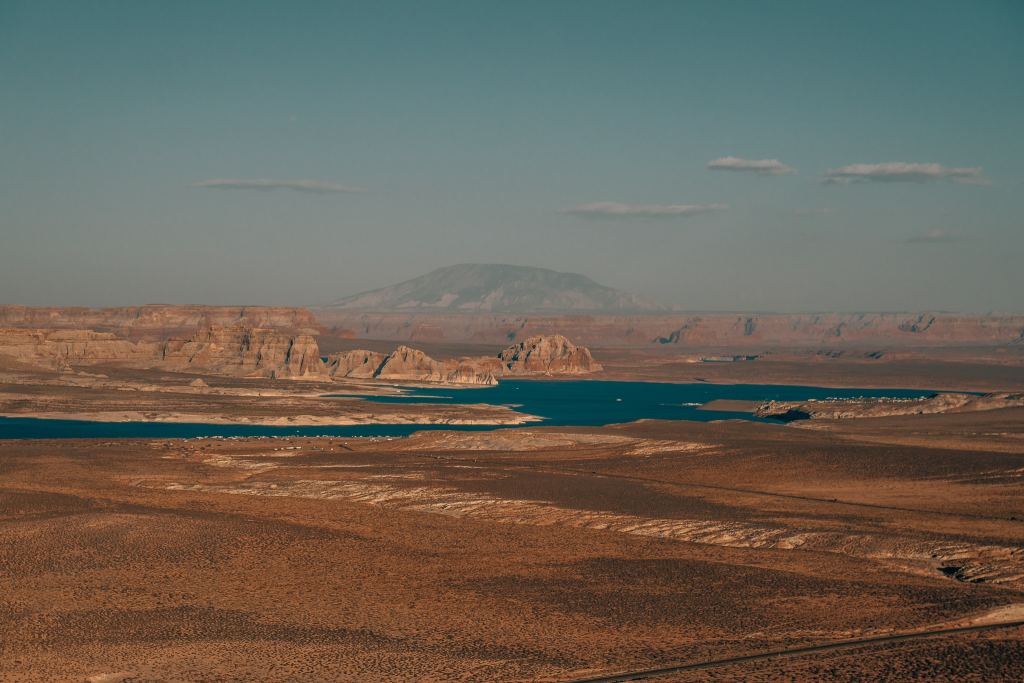 View of Lake Powell from above