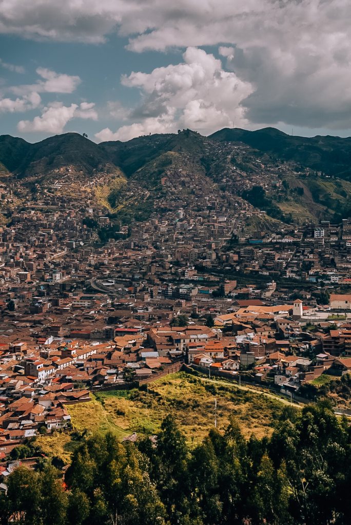Cusco, Peru from above